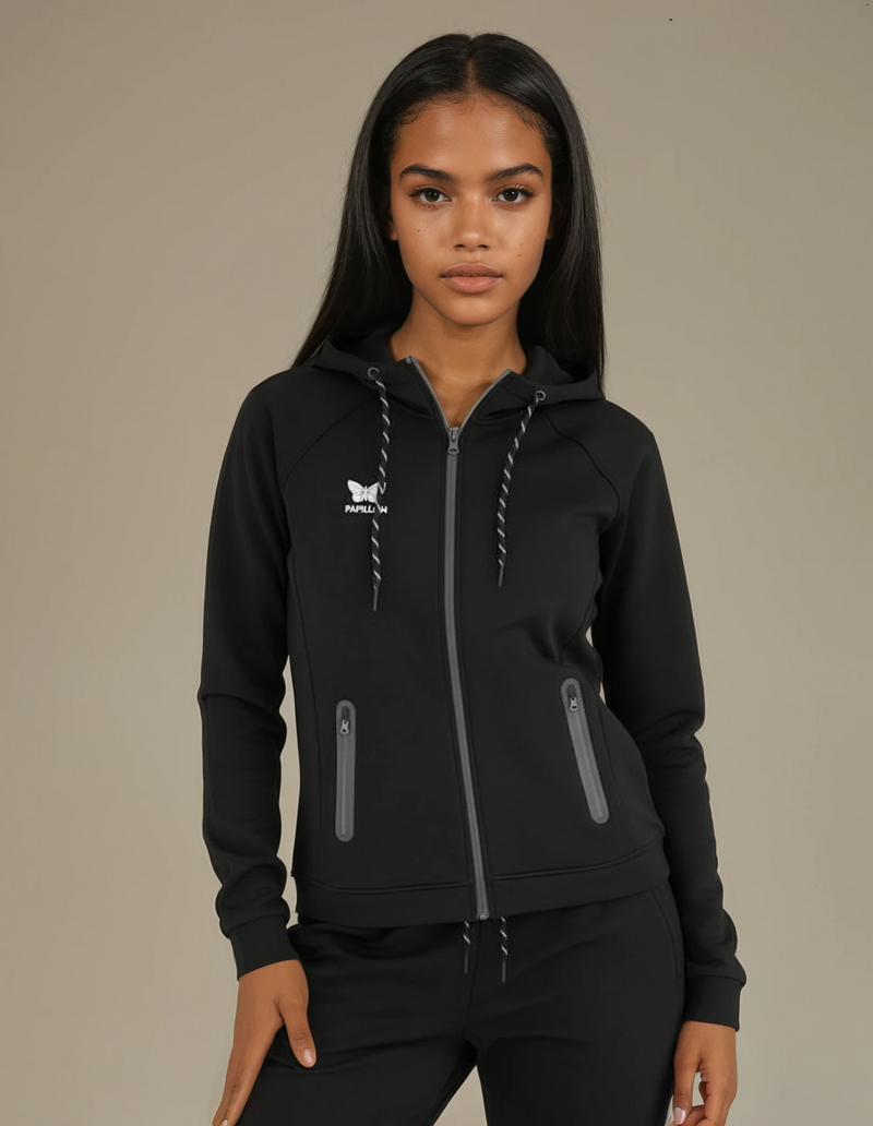 ICARUS TEAM JACKE DAMEN, SCHWARZ