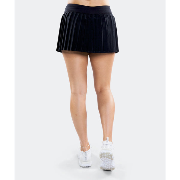 AVELLA FALTENROCK DAMEN, SCHWARZ