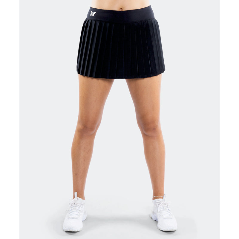 AVELLA FALTENROCK DAMEN, SCHWARZ