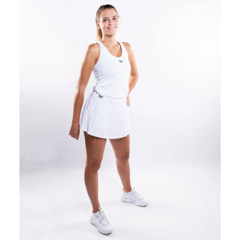 AVELLA FALTENROCK DAMEN, WEISS