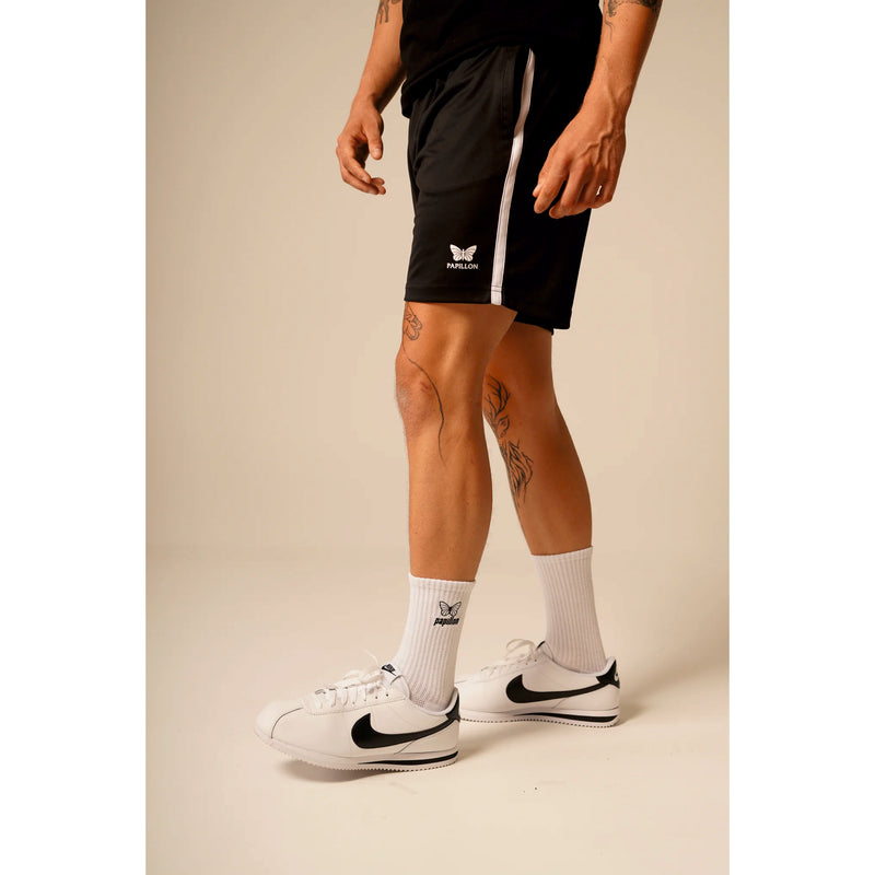 BANDED SHORTS HERREN, SCHWARZ