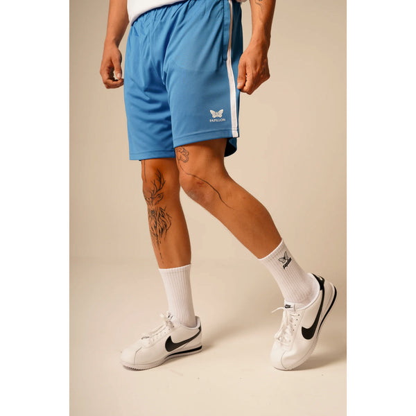 BANDED SHORTS HERREN, BLAU