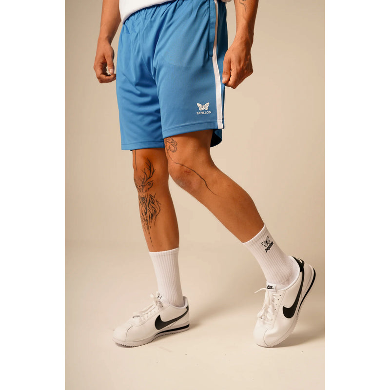 BANDED SHORTS HERREN, BLAU