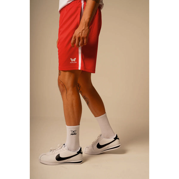 BANDED SHORTS HERREN, ROT