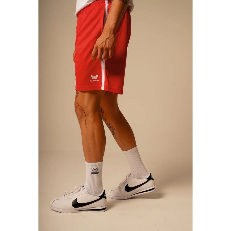 BANDED SHORTS HERREN, ROT