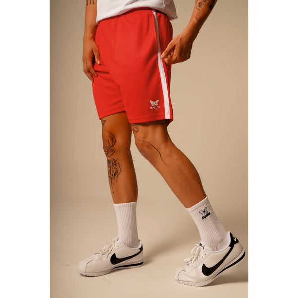 BANDED SHORTS HERREN, ROT