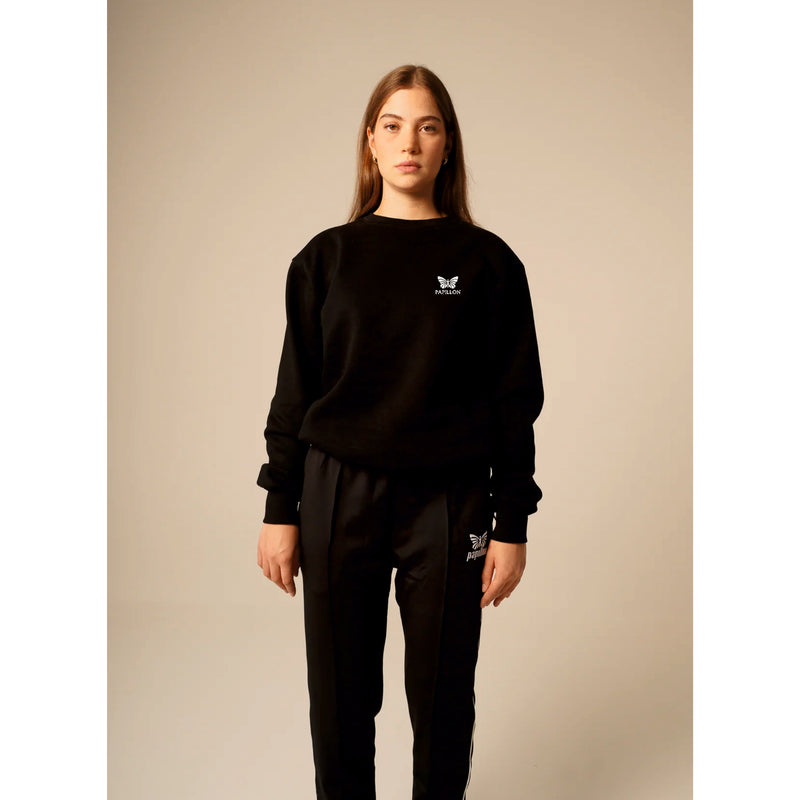 BASIC SWEATER DAMEN, SCHWARZ