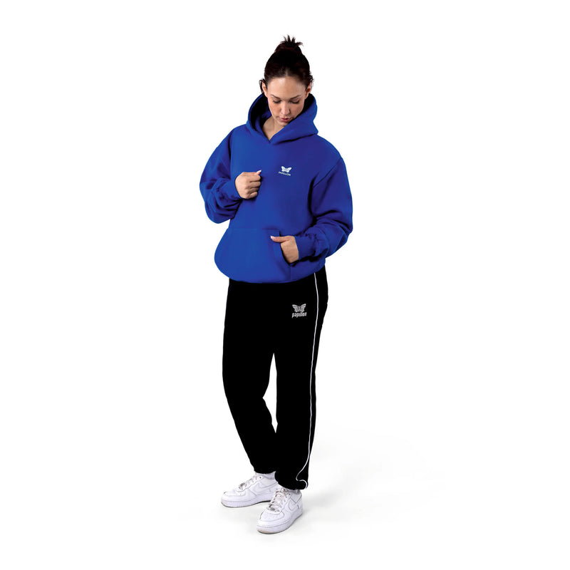 BASIC HOODIE DAMEN, ROYAL BLUE  -NEU-