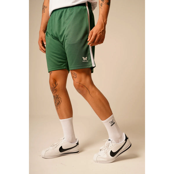 BANDED SHORTS HERREN, DUNKEL-GRÜN