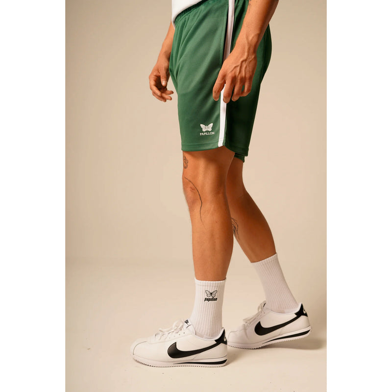 BANDED SHORTS HERREN, DUNKEL-GRÜN