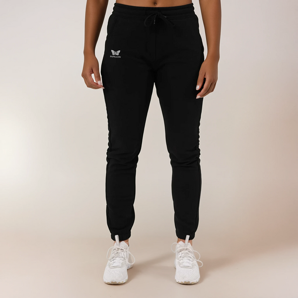 CLUB PANTS DAMEN, SCHWARZ