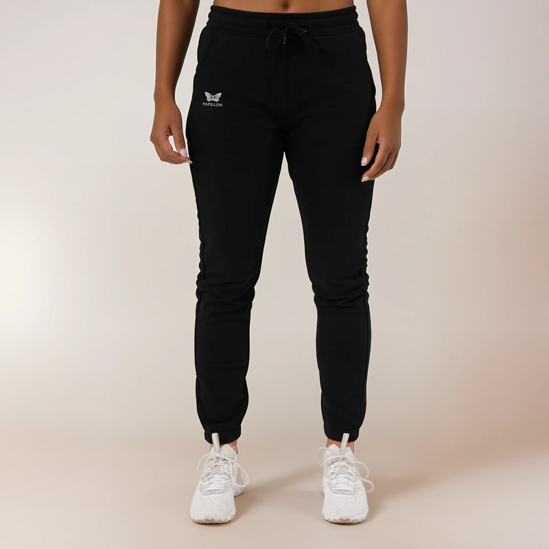 CLUB PANTS DAMEN, SCHWARZ