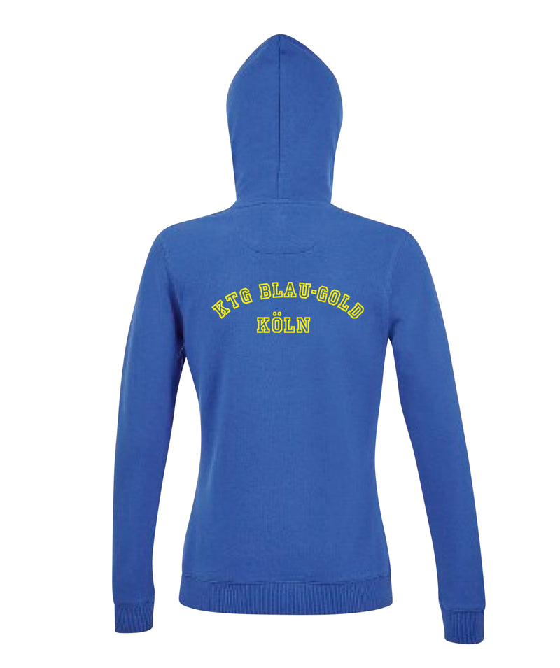 KTG Blau-Gold Team Hoodie Damen