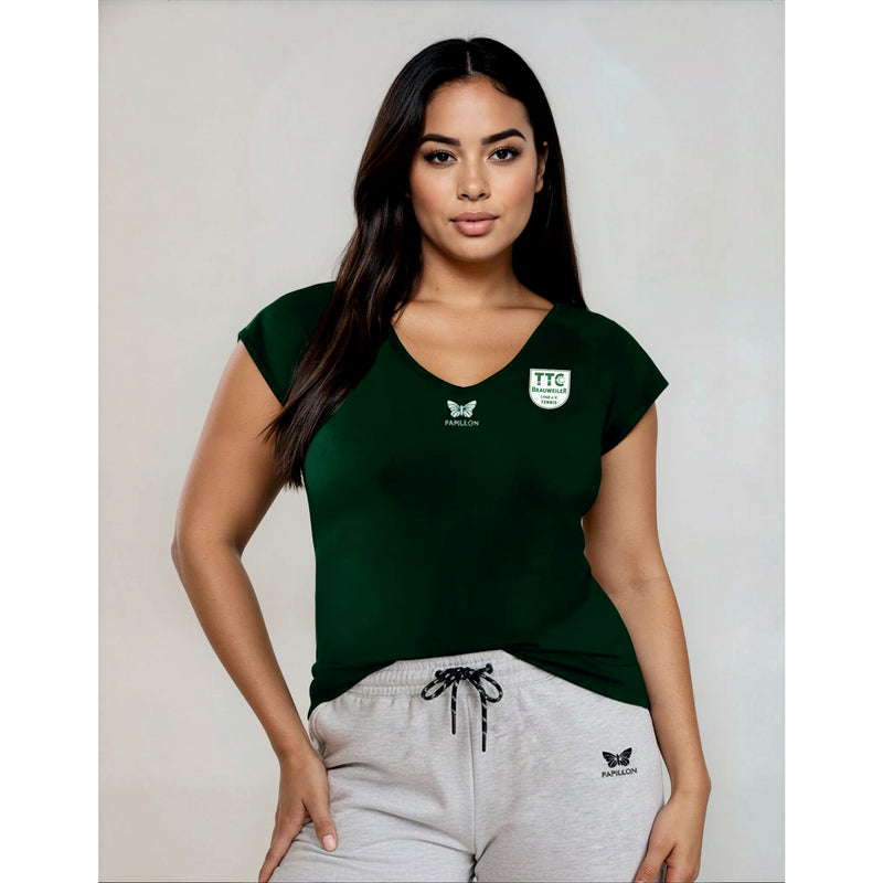 CLUB V-SHIRT DAMEN, GRÜN