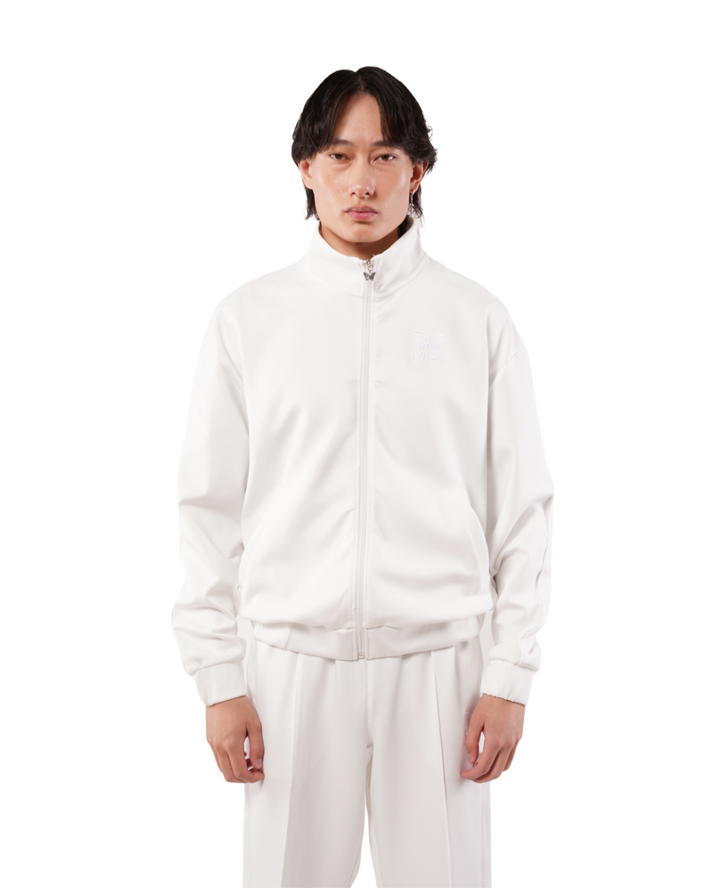 Tennis Tracksuit Jacke Herren Weiß