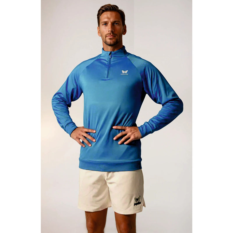 OFFCOURT HALFZIP HERREN, BLAU -NEU-