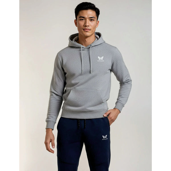 TEAM HOODIE HERREN, GRAU -NEU-