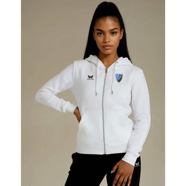 1.SC GRÖBENZELL HOODIE DAMEN JACKE, WEISS -NEU-