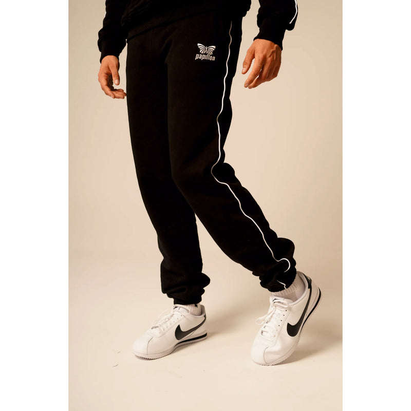 HEAVY PIPE PANTS HERREN, SCHWARZ