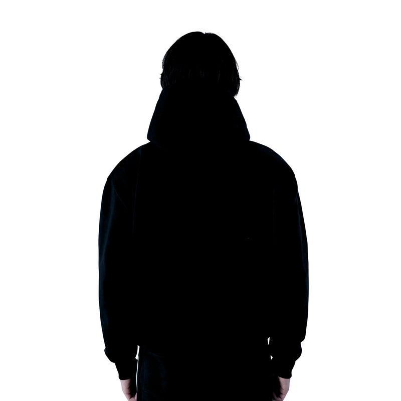 BASIC HOODIE HERREN, SCHWARZ