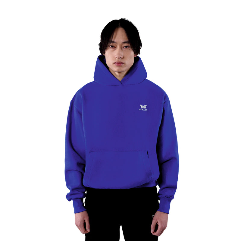 BASIC HOODIE HERREN, ROYAL-BLAU