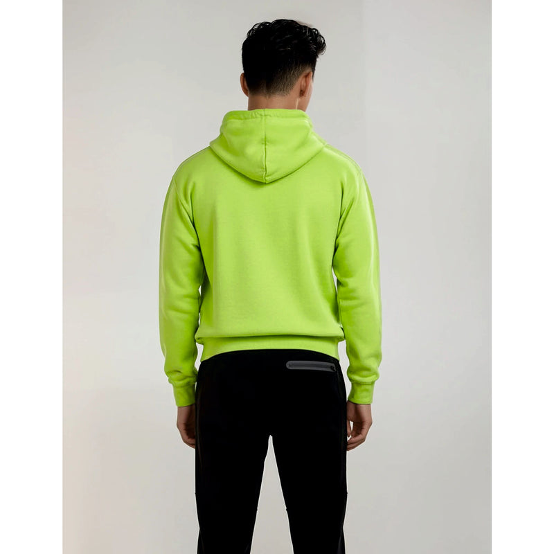 TEAM HOODIE HERREN, NEON-GRÜN