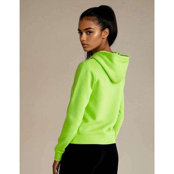 TEAM HOODIE DAMEN, NEON-GRÜN -NEU-