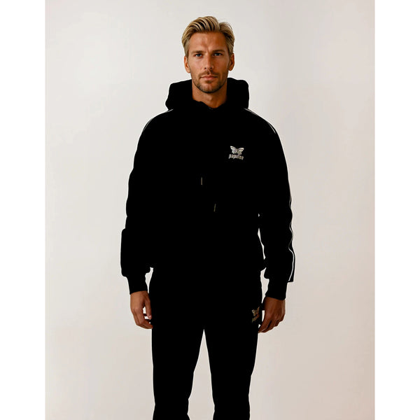 HEAVY PIPE JOGGINGANZUG HERREN, SCHWARZ