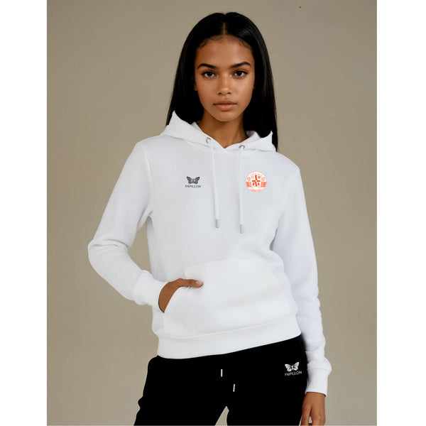 TCE GRÖBENZELL CLUB HOODIE DAMEN, WEISS