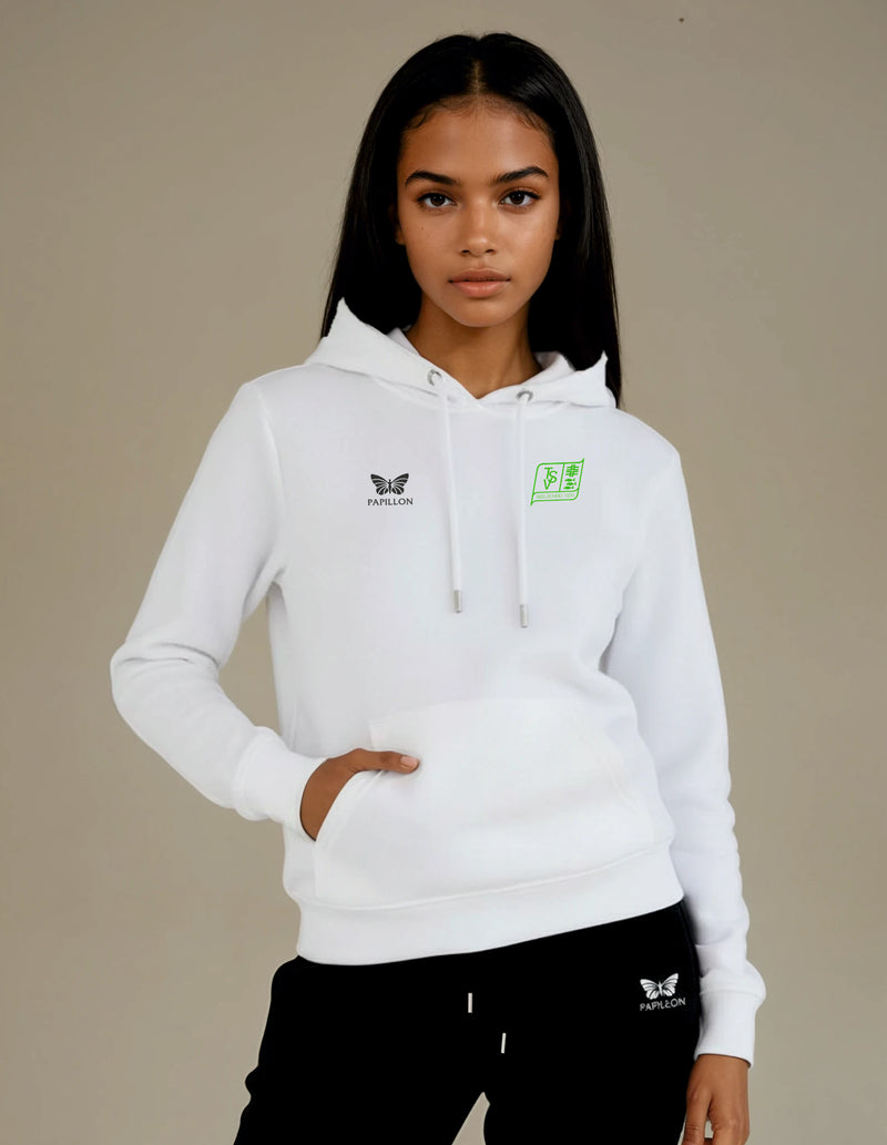 TEAM HOODIE-JACKE DAMEN, WEISS -NEU-