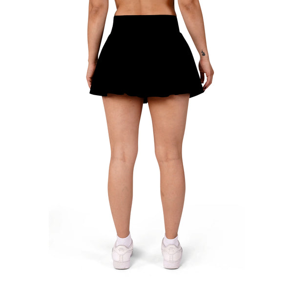 HIGH WAIST ROCK DAMEN, SCHWARZ