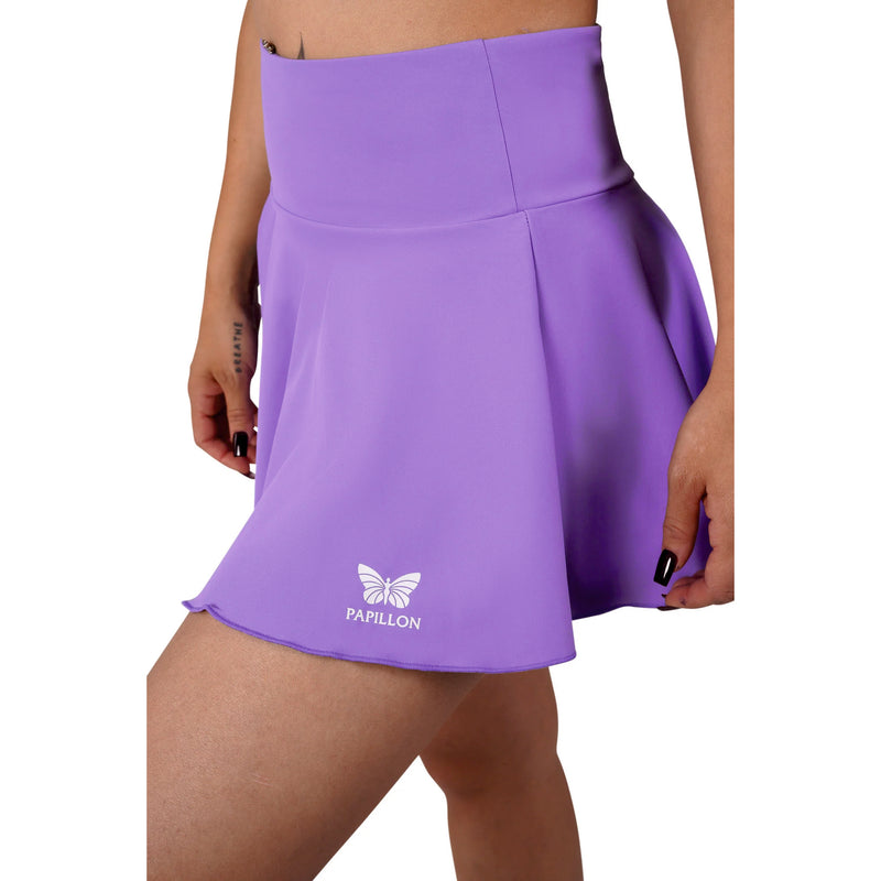 HIGH WAIST ROCK DAMEN, VIOLLET