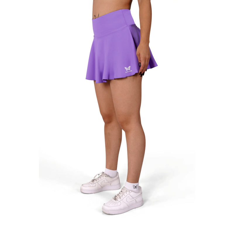 HIGH WAIST ROCK DAMEN, VIOLLET