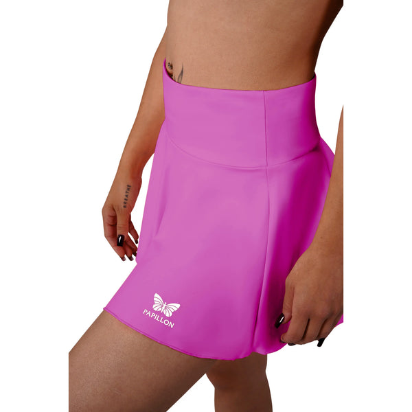 HIGH WAIST ROCK DAMEN, BEERENPINK