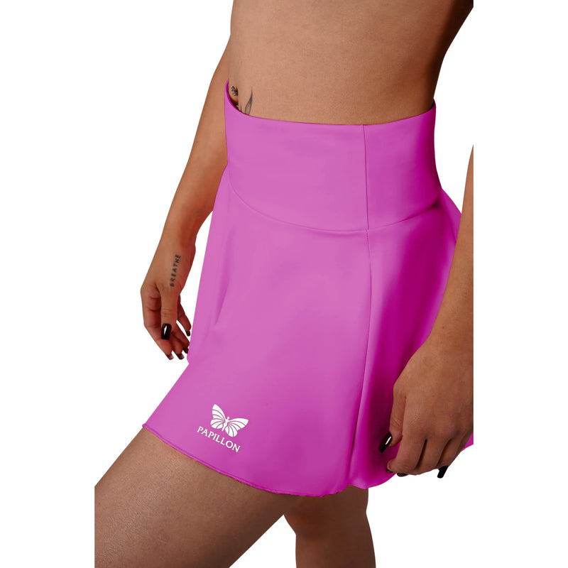 HIGH WAIST ROCK DAMEN, BEERENPINK