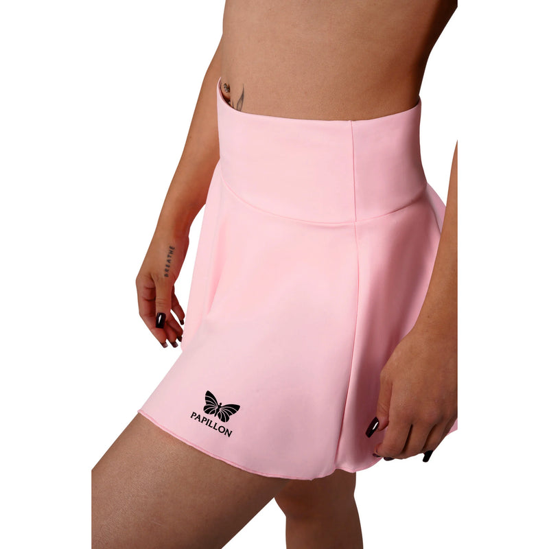 HIGH WAIST ROCK DAMEN, PINK