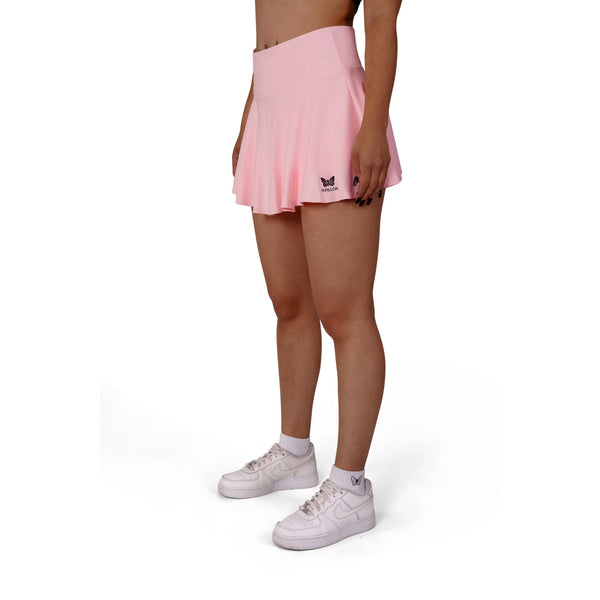 HIGH WAIST ROCK DAMEN, PINK