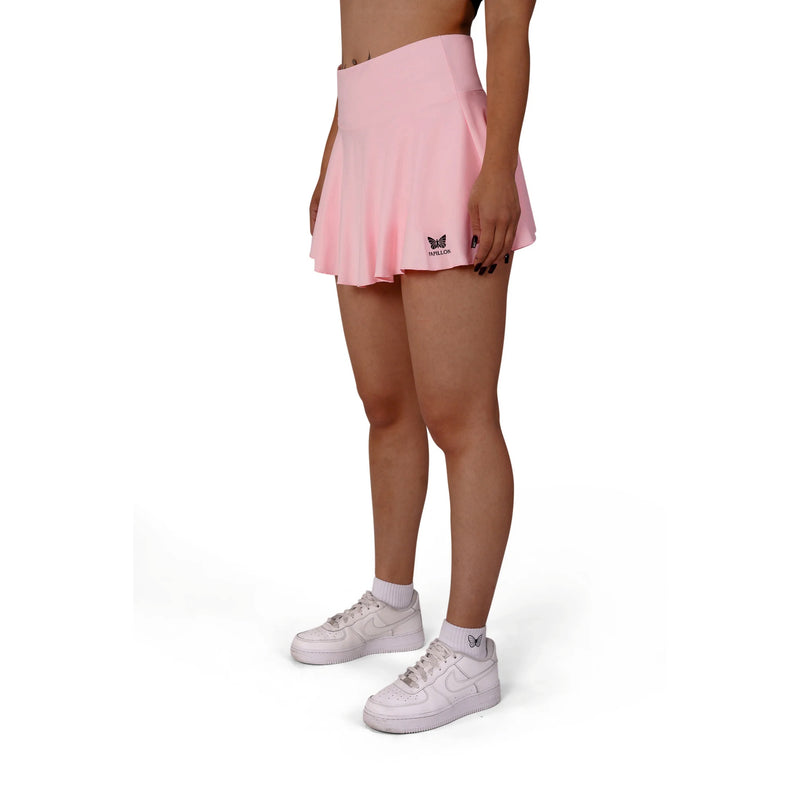 HIGH WAIST ROCK DAMEN, PINK