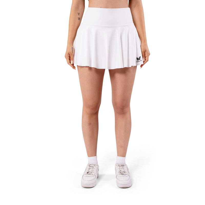 HIGH WAIST ROCK DAMEN, WEISS