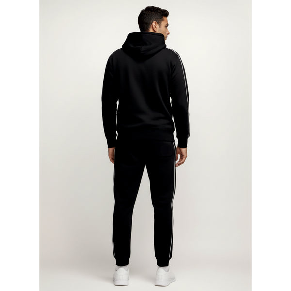 HEAVY PIPE JOGGINGANZUG HERREN, SCHWARZ