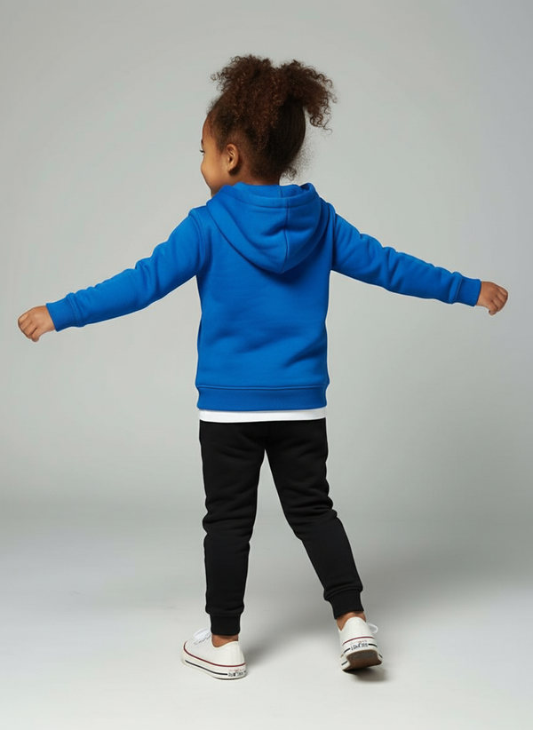 TEAM HOODIE MÄDCHEN, BLAU