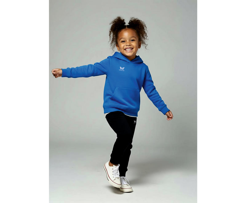 TEAM HOODIE MÄDCHEN, BLAU