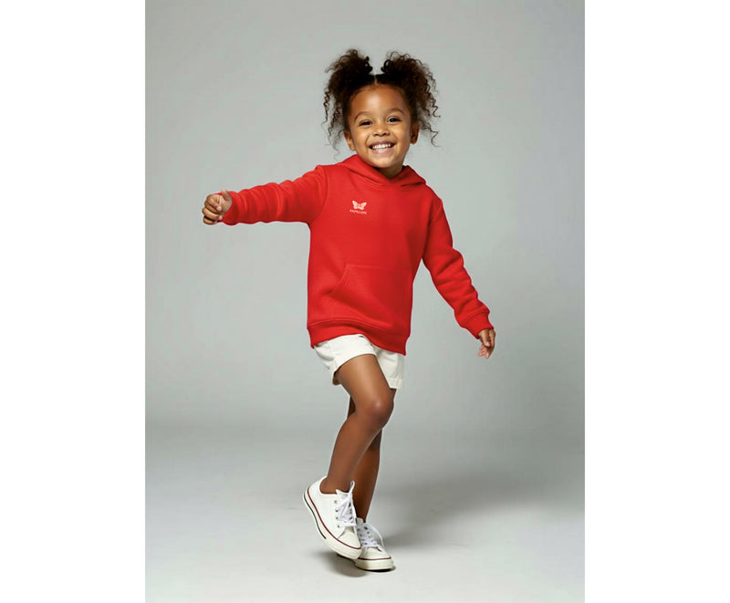 TEAM HOODIE MÄDCHEN, ROT