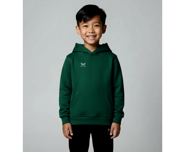 TEAM HOODIE KNABEN, DUNKEL GRÜN