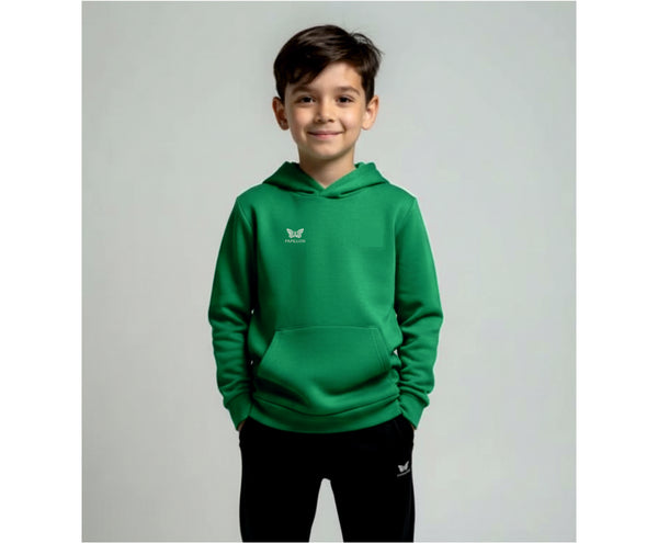 TEAM HOODIE KNABEN, IRISH-GRÜN