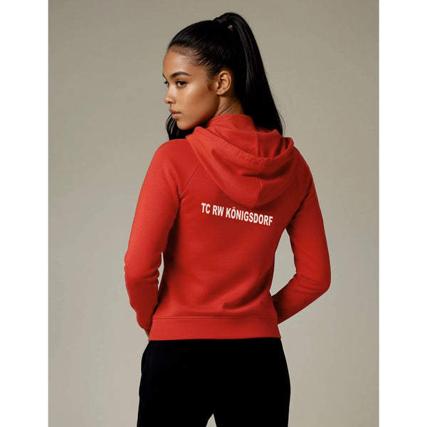 TC RW KÖNIGSDORF TEAM HOODIE DAMEN, ROT