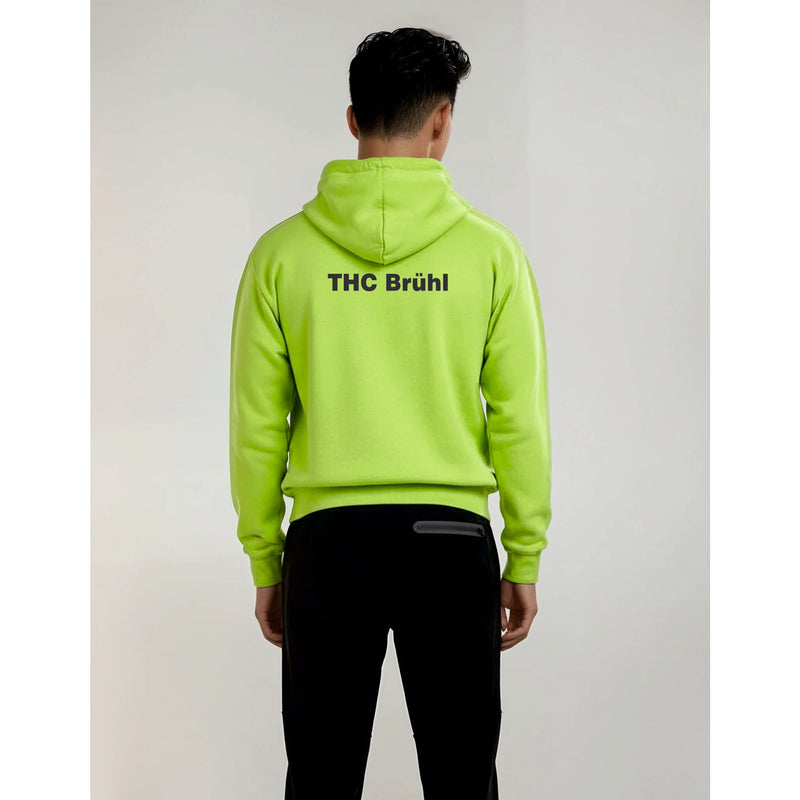 TEAM HOODIE HERREN, NEON-GRÜN