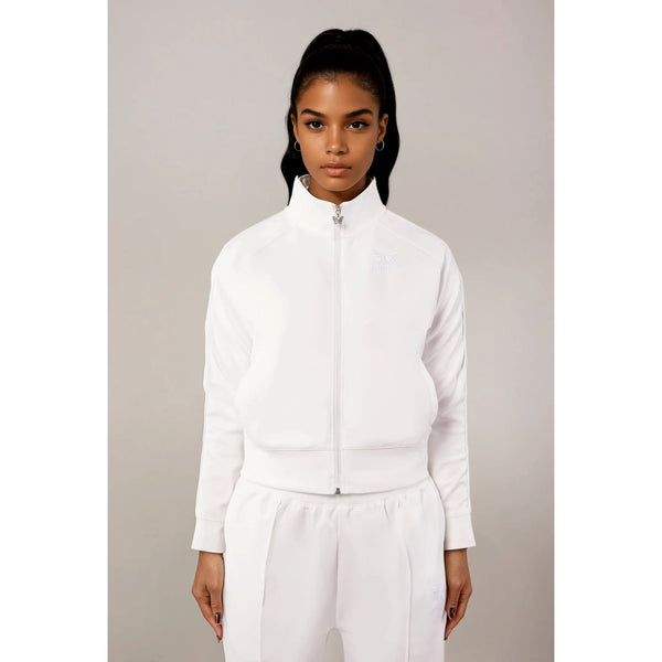 CLUB TRACKSUIT JACKE DAMEN, WEISS -NEU-