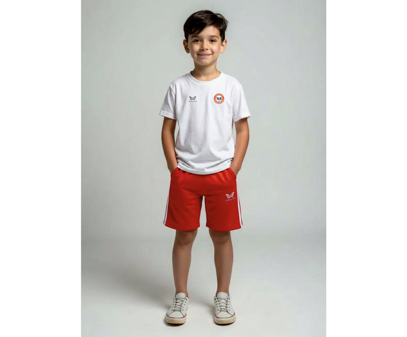 TEAM SHORT KNABEN, ROT