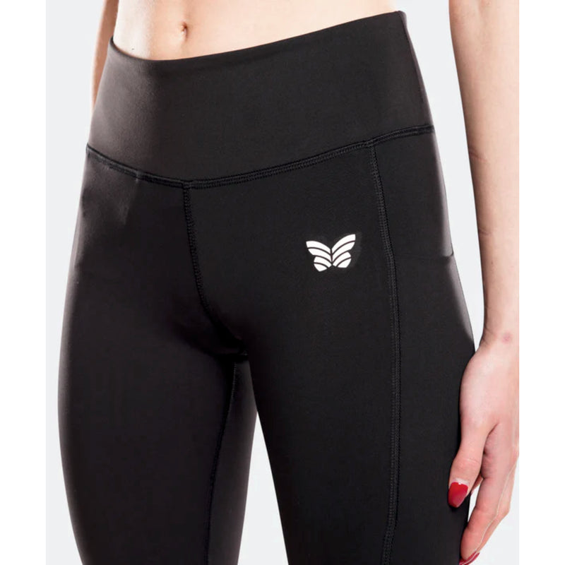 KIRA 3/4 LEGGINGS DAMEN, SCHWARZ